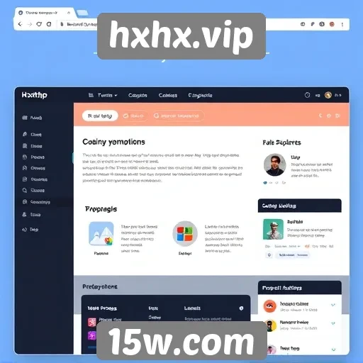 analise da interface do site hxhx.vip