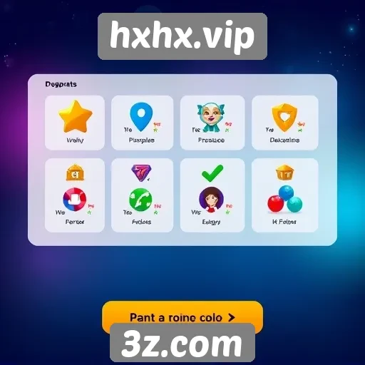 Novas funcionalidades do site hxhx.vip para jogadores